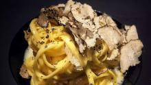 tagliolini al tartufo bianco di Lucca